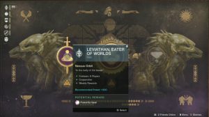 destiny 2 leviathan eater of worlds raid lair
