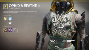 D2 DLC2 Exotic Ophidia Spathe