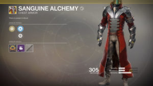 D2 DLC2 Exotic Sanguine Alchemy