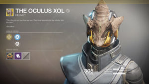 D2 DLC2 Exotic The Oculus Xol