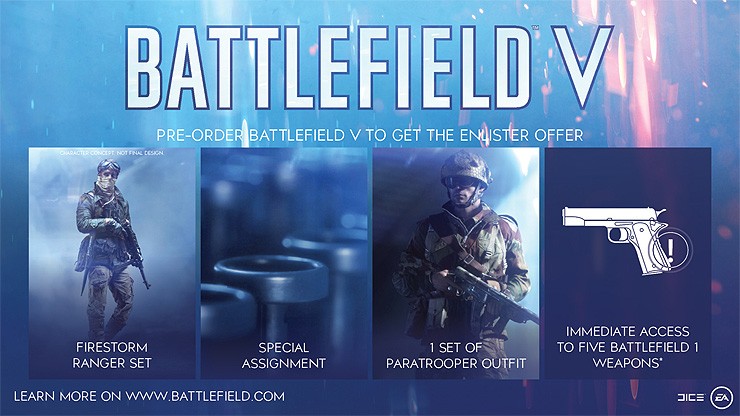 Battlefield V odhaluje podrobnosti k Firestorm Battle Royale módu a nový bonus k předobjednávkám 2 battlefieldV bonus