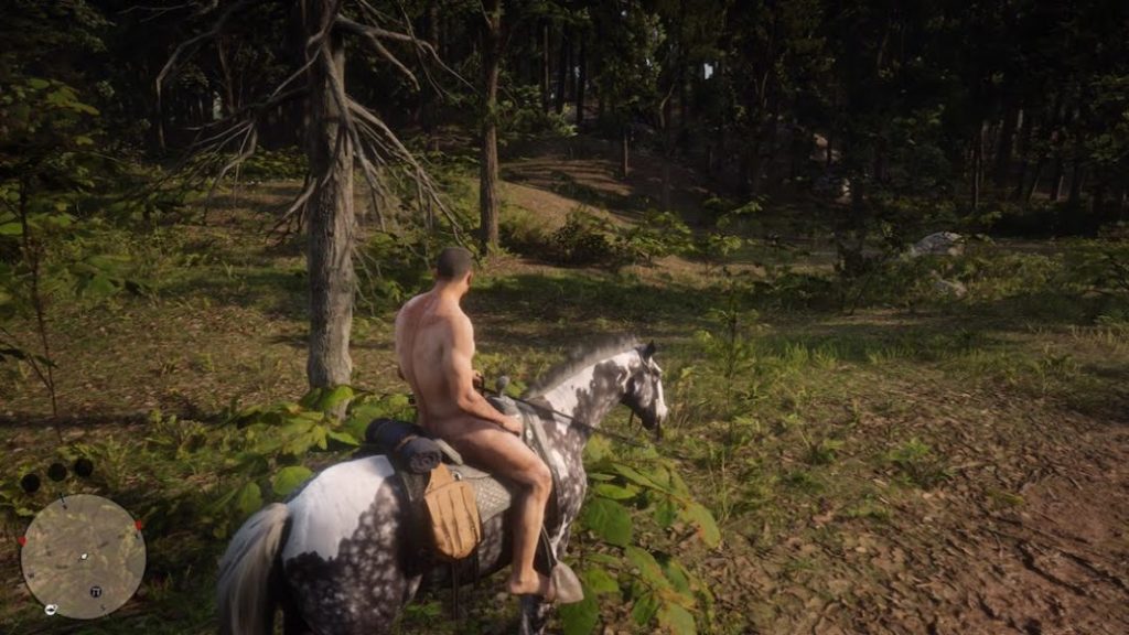 Nude Mod pro Red Dead Redemption 2 je děsivý 2 red dead 2 nude arthur horse