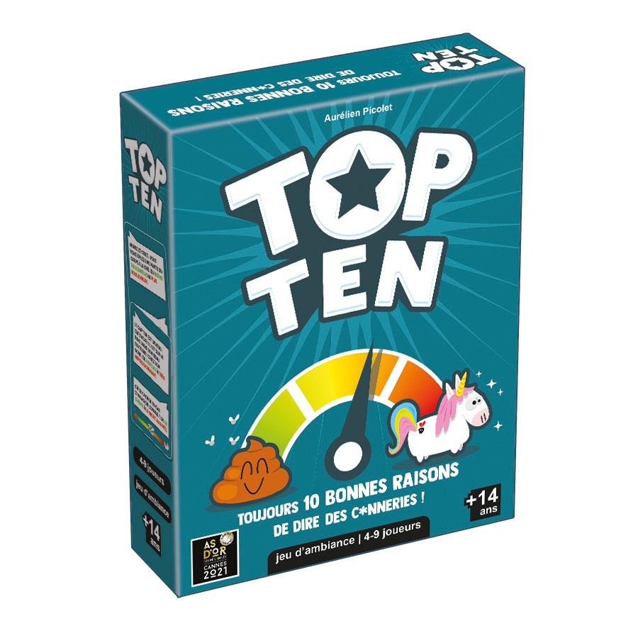 Top ten boite 3D logo BD