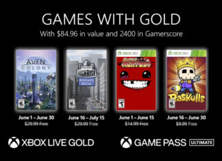 Odhaleny Xbox Games with Gold na červen 2022