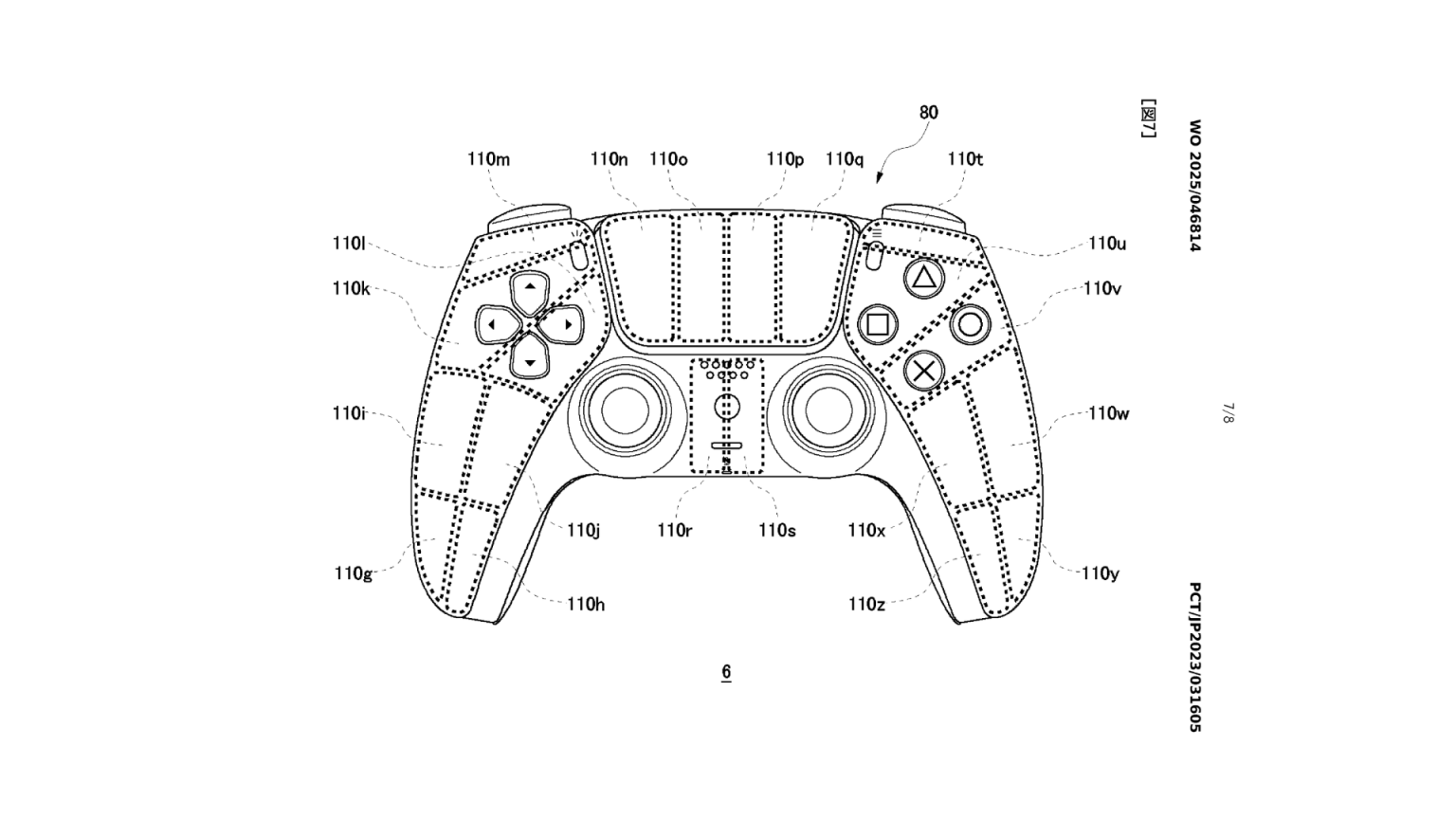 Ovladač PlayStation patent
