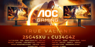 AOC herní monitory CU34G4Z 25G4SXU