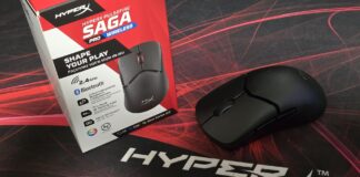 HyperX Pulsefire Saga Pro Wireless recenze