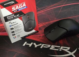 HyperX Pulsefire Saga Pro Wireless recenze