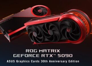 ASUS ROG Matrix GeForce RTX 5090 30. výroční ediceROG RTX 5090 Matrix