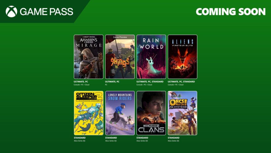 Game Pass srpen 2025