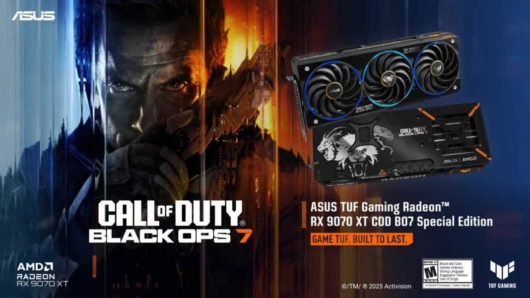 ASUS TUF Gaming AMD Radeon RX 9070 XT Call of Duty Black Ops 7 Edition