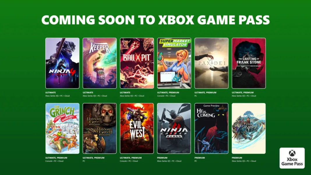 Xbox Game Pass říjen 2025