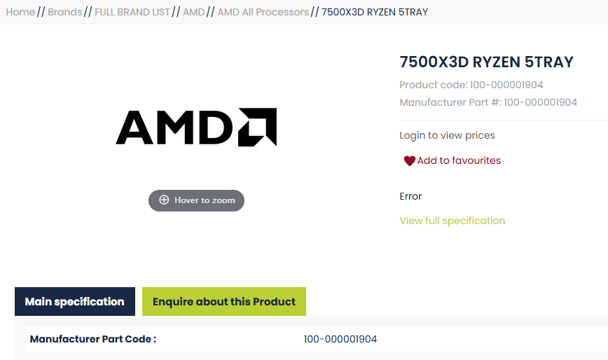 Screenshot u britského distributora West Coast