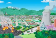 Fortnite mapa Springfieldu