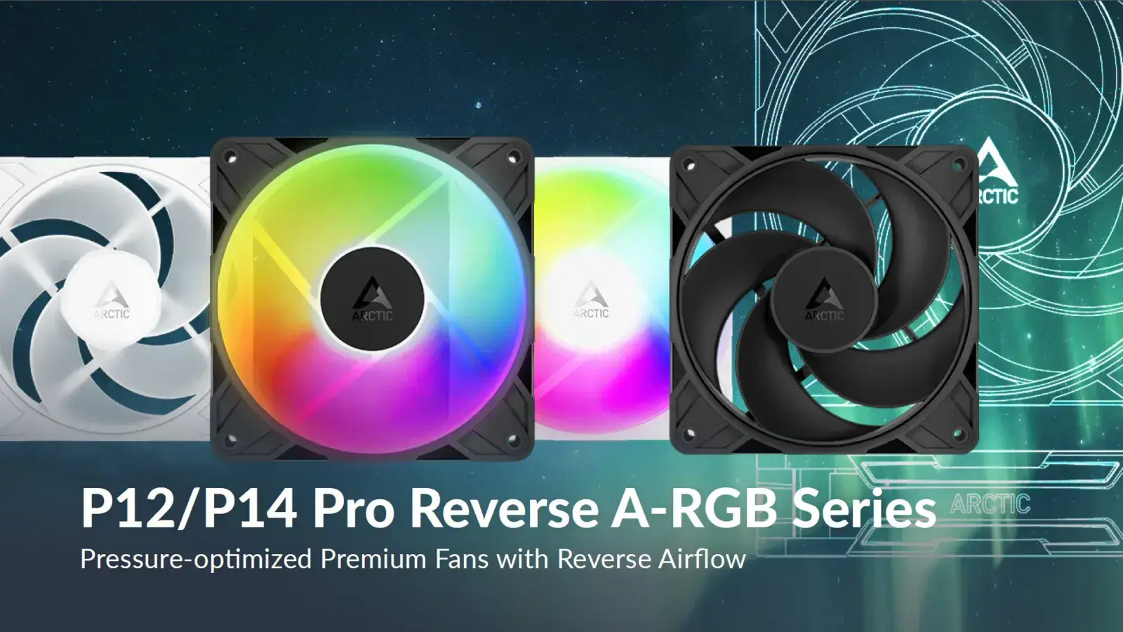 Arctic P12/P14 Pro Reverse A-RGB + Xtender: Když proudění vzduchu dostane nový směr 1 Arctic P12/P14 Pro Reverse A-RGB