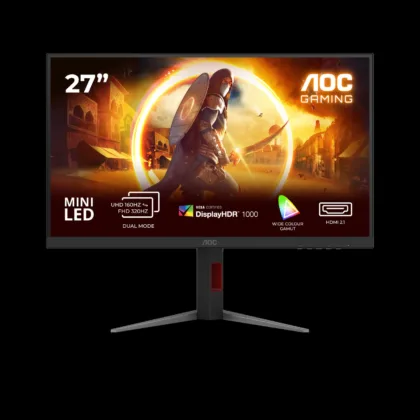 AOC monitor HDR1000 MiniLED U27G4XM 25G4KUR
