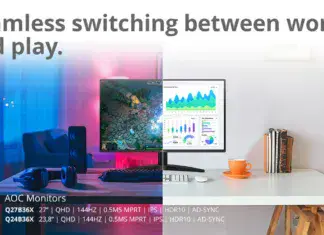 AOC B3 Series QHD IPS 144 Hz Gaming Monitor