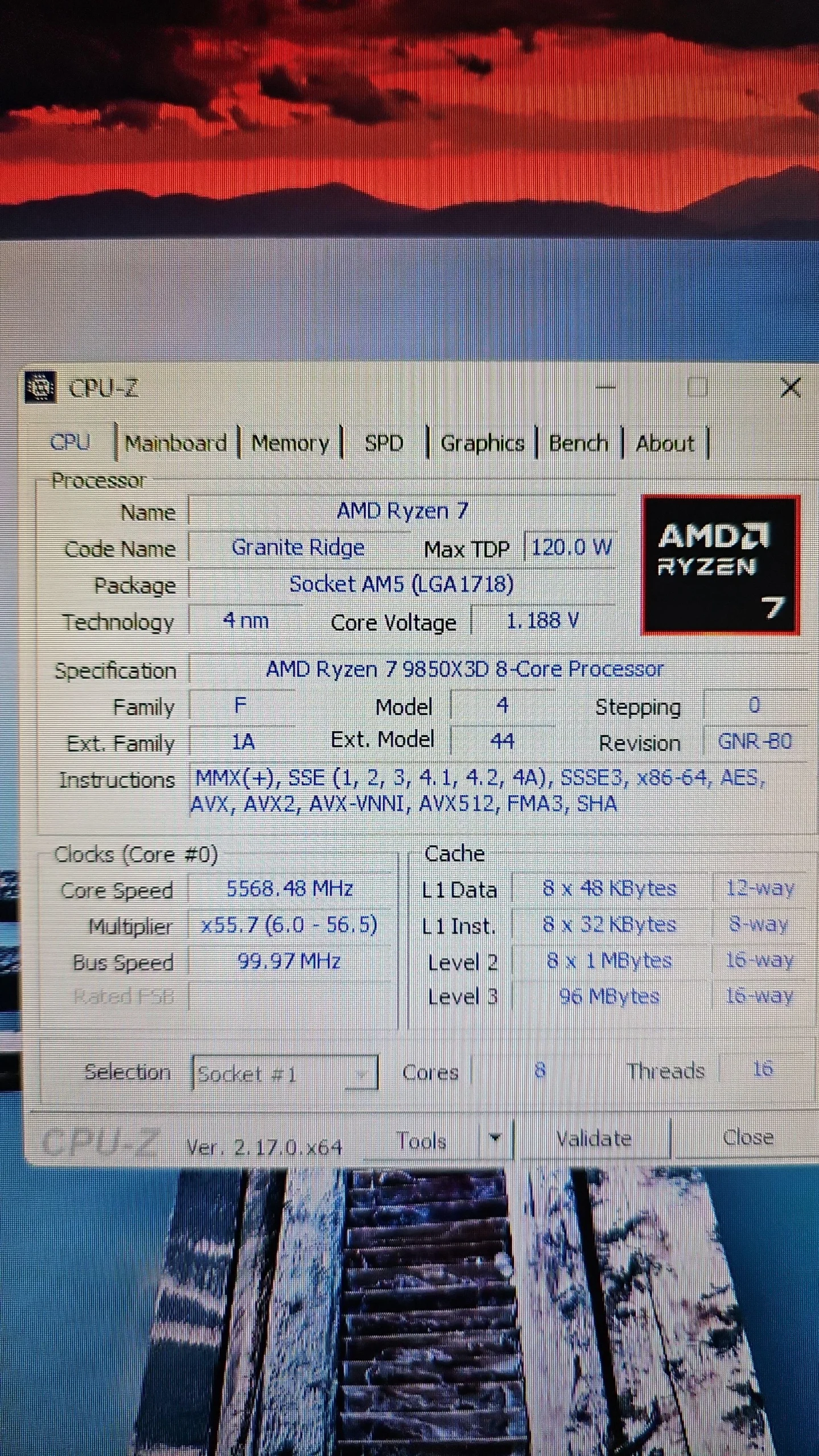 AMD Ryzen 7 9850X3D