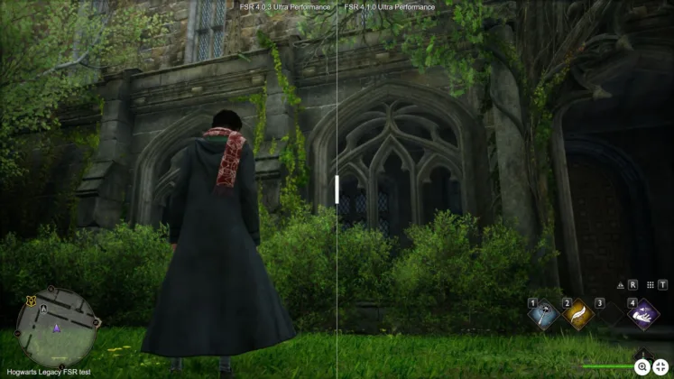 FSR 4.0.3 vs FSR 4.1.0 Ultra Performance Hogwarts Legacy 1