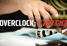 AMD Radeon RX 9060 XT 4.769 GHz