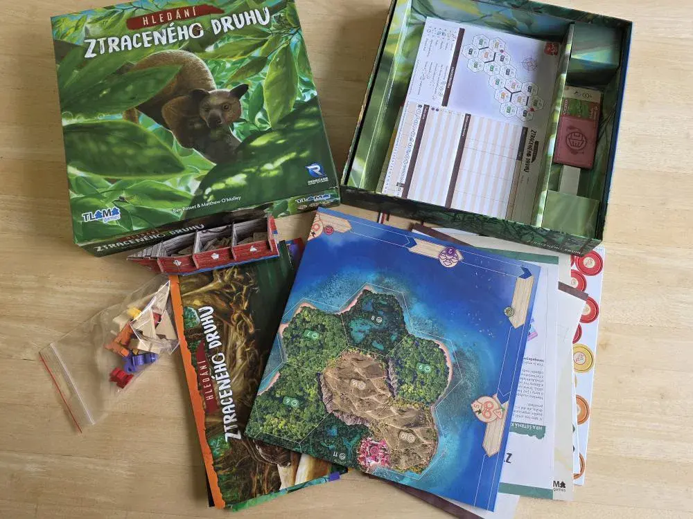 Hledání ztraceného druhu deskovka