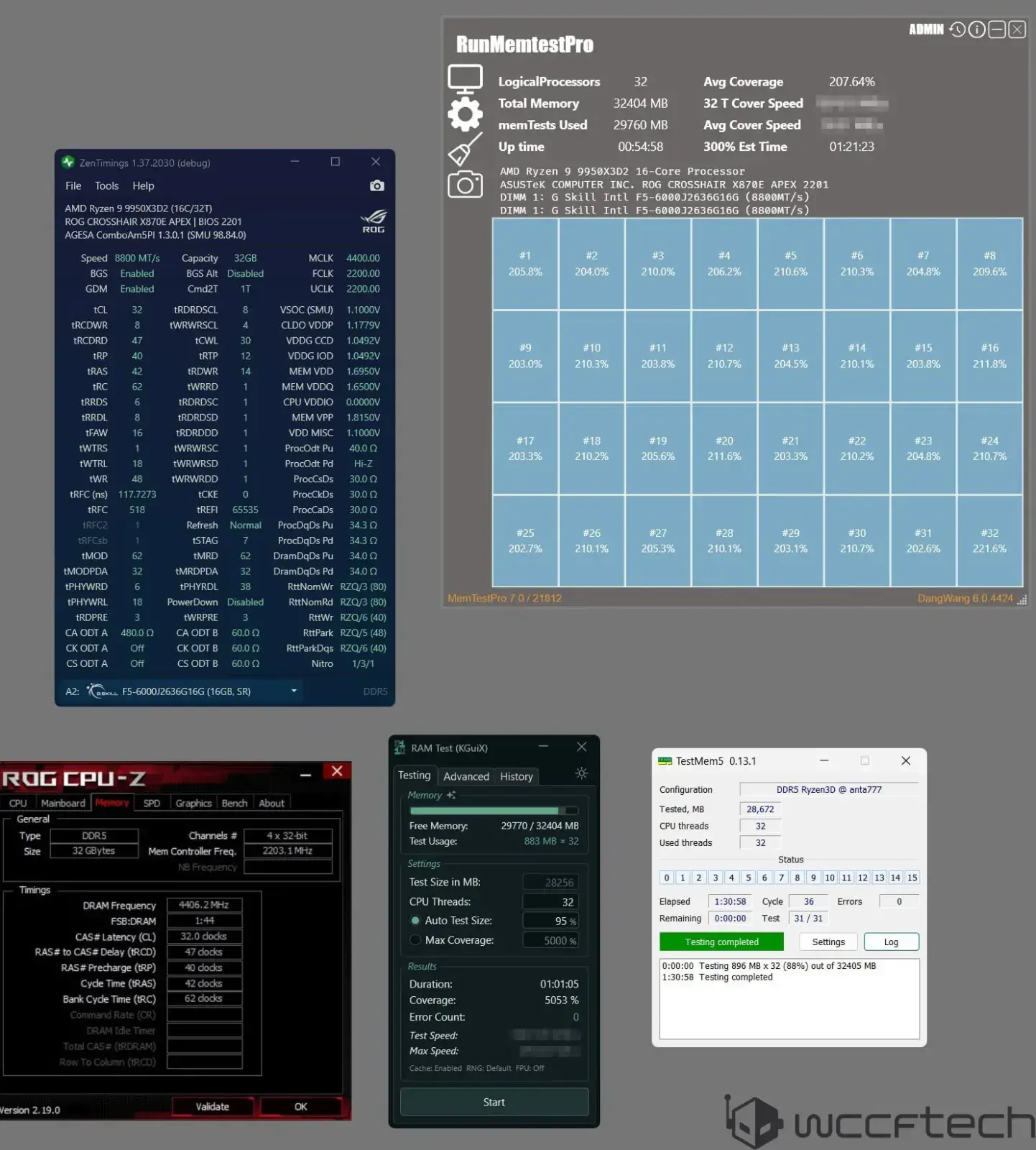 ASUS ROG X870E APEX + AMD Ryzen 9 9950X3D2 Dual Edition