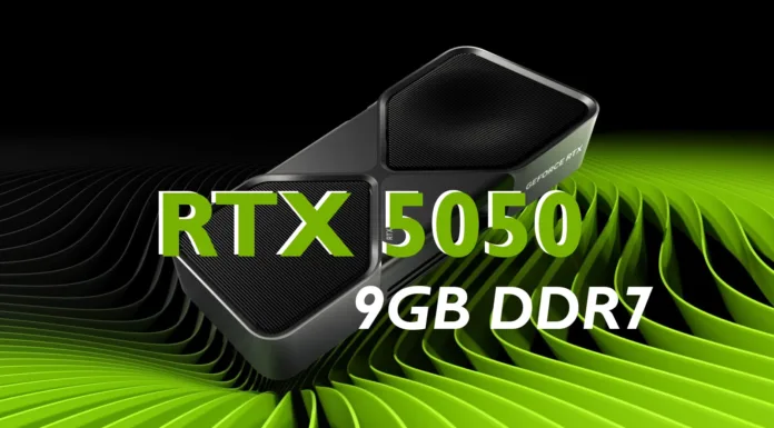 GeForce RTX 5050 9 GB DDR7