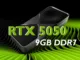 GeForce RTX 5050 9 GB DDR7