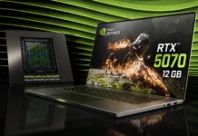 Nvidia RTX 5070 Laptop 12 GB
