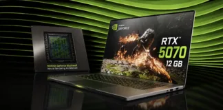 Nvidia RTX 5070 Laptop 12 GB