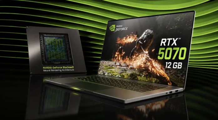 Nvidia RTX 5070 Laptop 12 GB