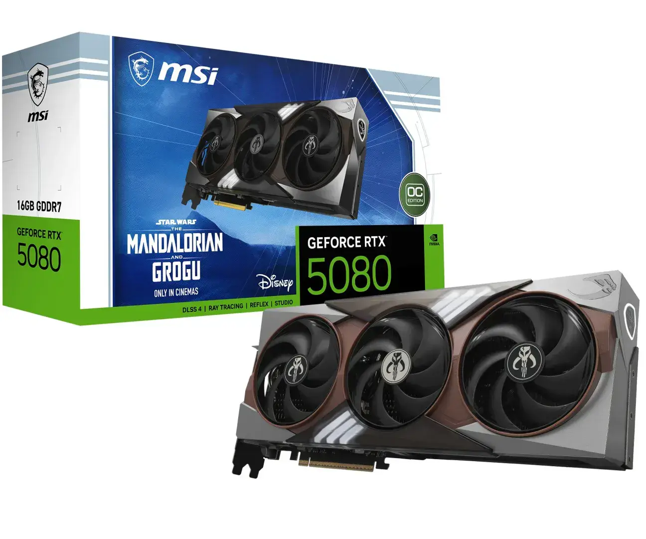 MSI GeForce RTX 5080 16G The Mandalorian and Grogu Edition OC