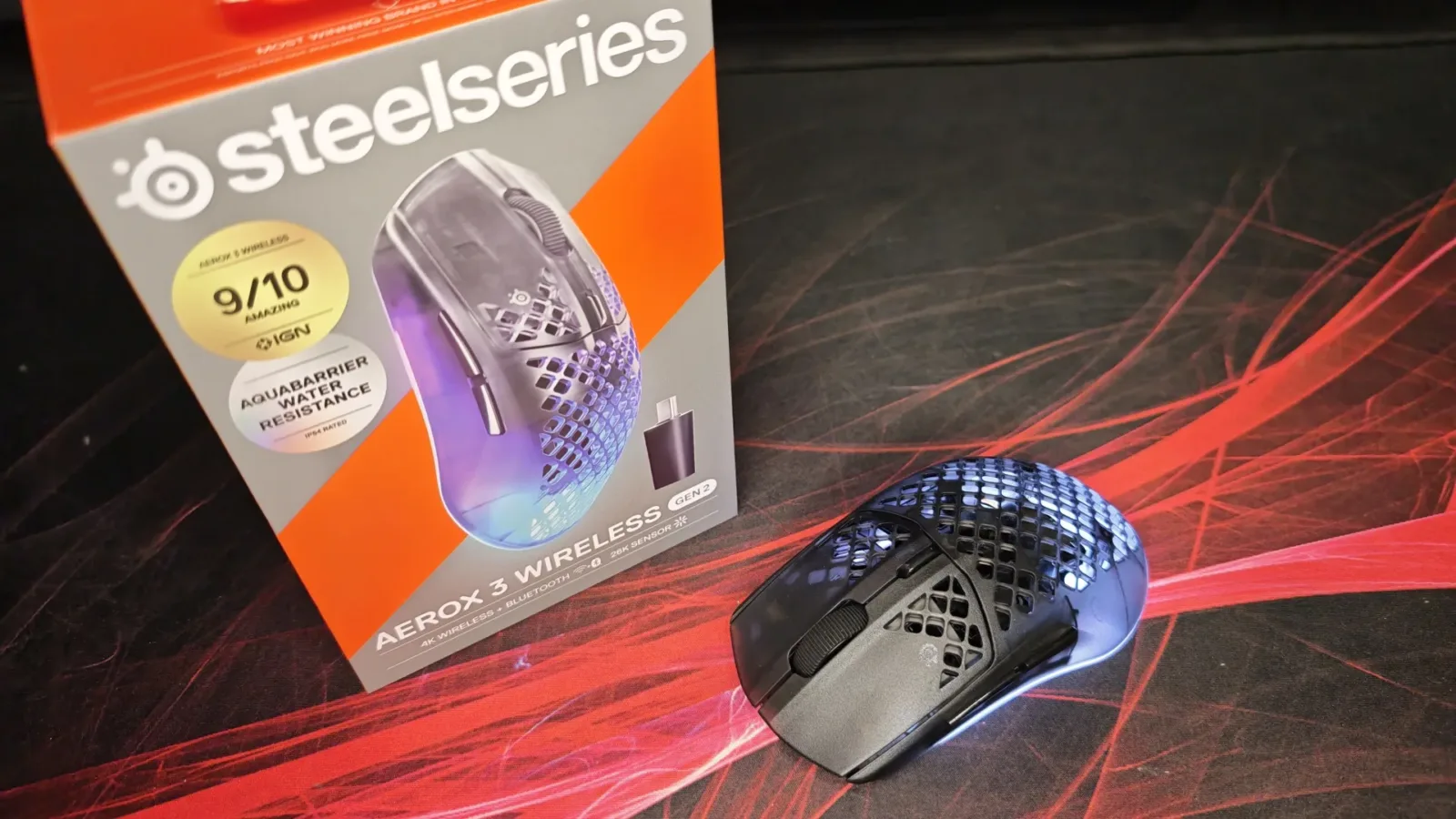 SteelSeries Aerox 3 Wireless Gen 2 recenze myš