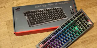 ASUS ROG Strix Morph 96 Wireless klávesnice recenze