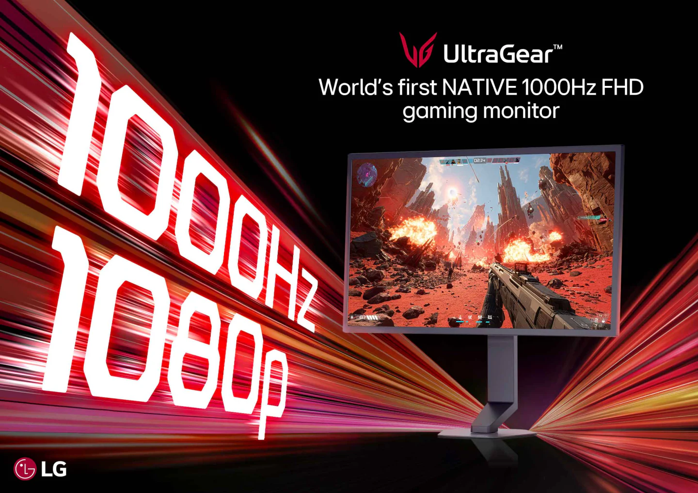 LG UltraGear 25G590B 1000Hz monitor
