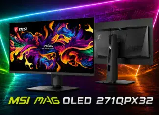 MSI uvádí MAG OLED 271QPX32 s 5vrstvým QD‑OLED panelem a 320Hz MSI MAG OLED 271QPX32