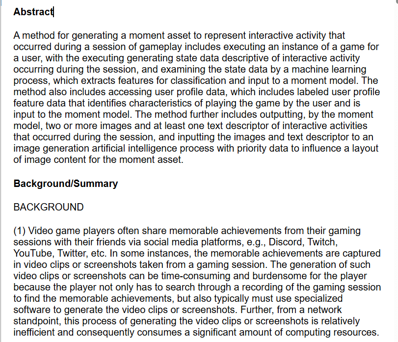 Patent Sony pro tvorbu AI gameplay klipů
