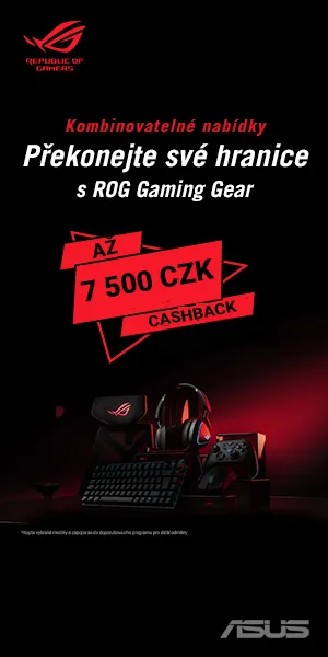 ASUS Cashback až 7500 CZK