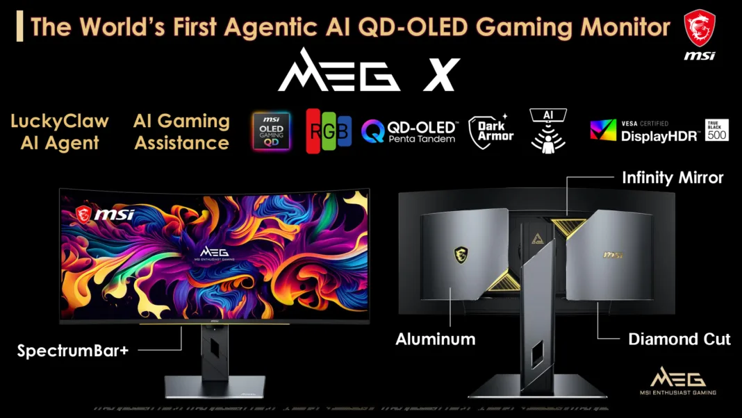 MSI Monitory MEG 5.th gen Penta Tandem QD-OLED