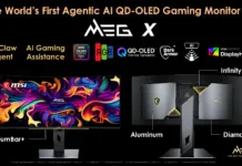 MSI Monitory MEG 5.th gen Penta Tandem QD-OLED