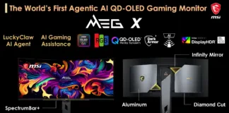 MSI Monitory MEG 5.th gen Penta Tandem QD-OLED